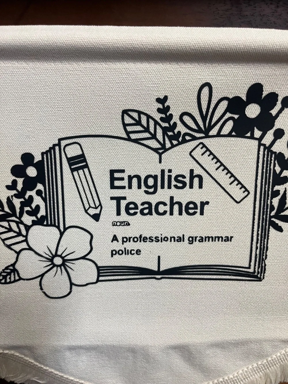 English Teacher Wall Banner Hanger